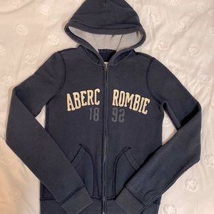 🌟Abercrombie Double Zip Up Hoodie